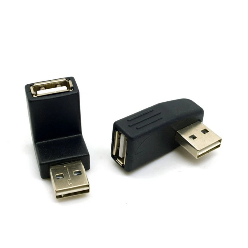 

USB 2.0 male to female extension adpter 90 degree angle Reversible usb male