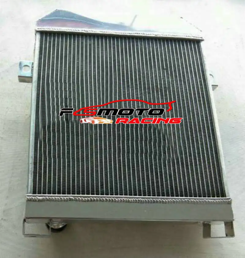Подходит для Jaguar MARK 2 MK2 MK II DAIMLER 2,5 V8; V8-250 62-67 56 мм алюминиевый радиатор и вентилятор на