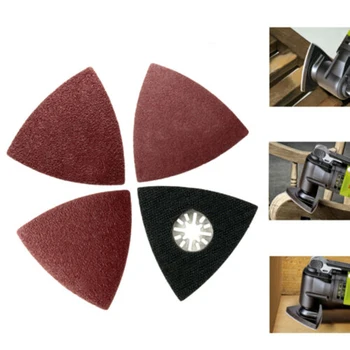 

31Pcs Sanding Pad Sand Paper Metal Polishing For Oscillating Multi Tools Kit