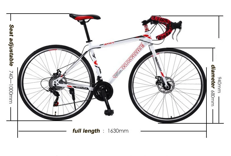 Perfect 700C Aluminum road bike 21 27 30 speed bend double disc brakes sports bike student bicycle High quality bicycles for adults 0 Perfect 700C Aluminum road bike 21 27 30 speed bend double disc brakes sports bike student bicycle High quality bicycles for adults 0