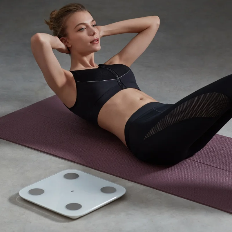 Original Xiaomi Smart Body Fat Composition Scale 2 Bluetooth 5.0 Balance Test 13 Body Date BMI Health Weight Scale LED Display