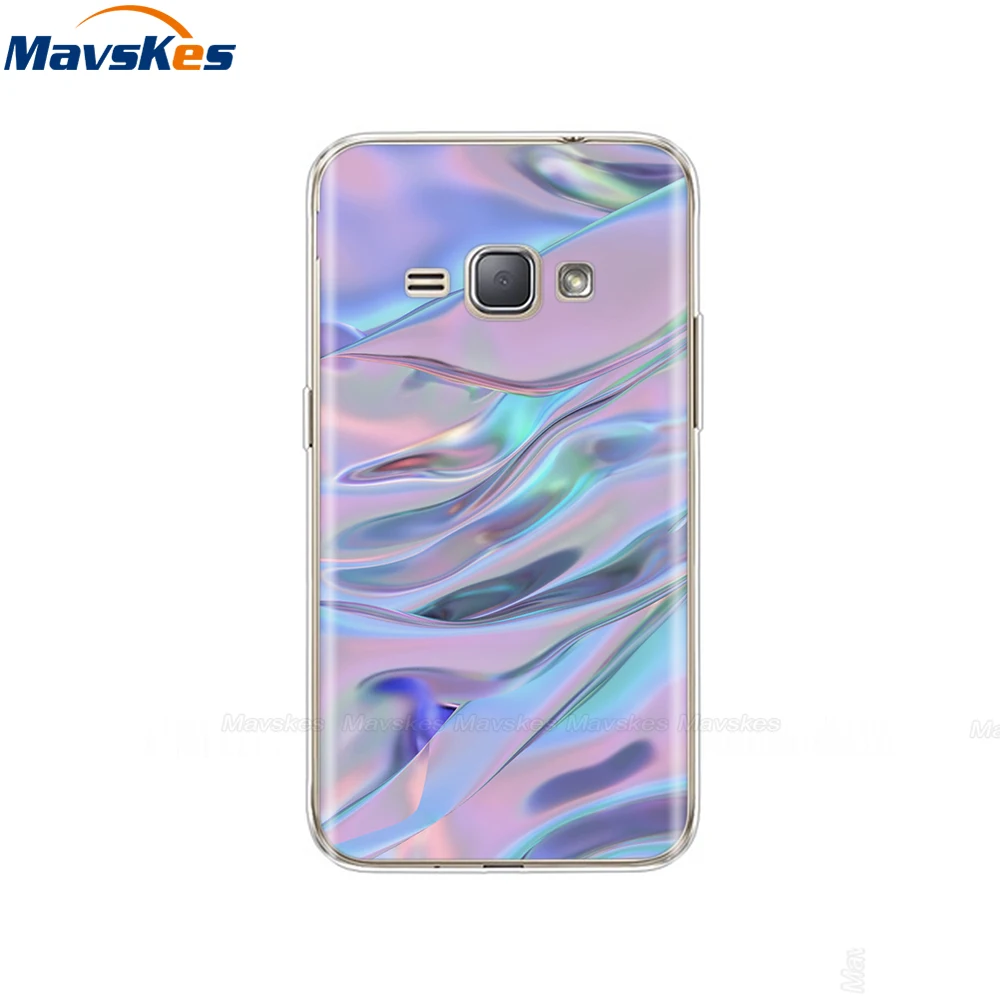 43 Силиконовый чехол для телефона для samsung Galaxy J1 J120 J120F SM-J120F мягкие чехлы из ТПУ на заднюю панель для телефона для samsung J1 6 fundas - Цвет: 43