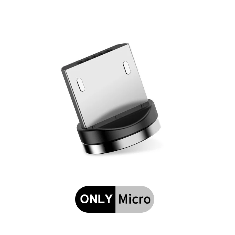 one plug for Micro Vanniso 2 м магнит микро Usb кабель зарядный провод для iphone X 11 Xiaomi mi8 9t redmi note 7 samsung type C зарядное устройство светящийся шнур - Цвет: one plug for Micro