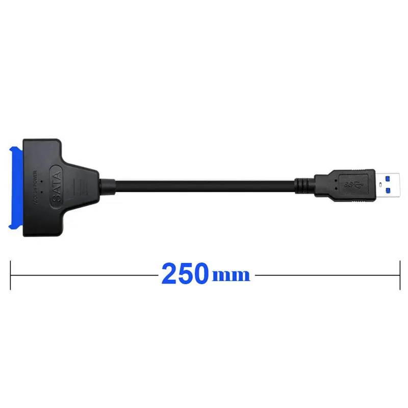 Ingelon USB Кабель-адаптер SSD Sata для usb 3,0 до 6 Гбит/с Поддержка 2,5 дюймов 250 мм внешний SSD HDD жесткий диск 22 Pin Sata III