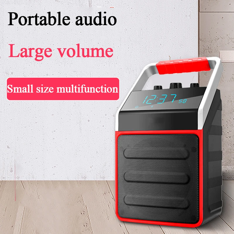 

Portable Mini Speaker Wireless Bluetooth Speakers High Power Big Horn Outdoor Party Music Player for Teacher Guide USB Gift