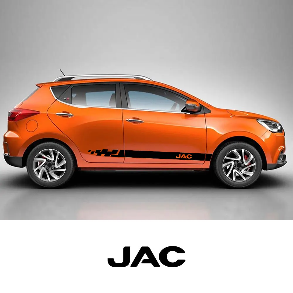 2 шт. наклейки на автомобильные двери JAC Refine J3 J2 S5 A5 J5 J6 J4 Vapor S2 T8 аксессуары для