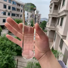 150MM Pillar Suncatcher Crystal Prism Faceted Chandelier Part Rainbow Maker DIY Craft Large Chandelier Crystal Decor Accessories