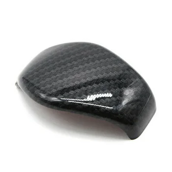 

Accessories Shift Knob Cover Interior Inner Carbon fiber Head Grip Frame Trim