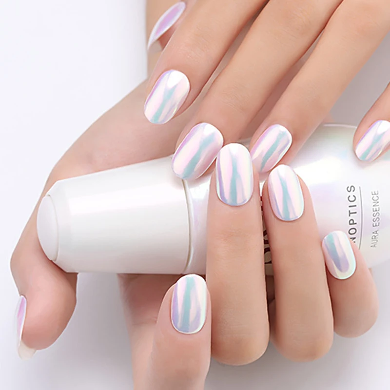 1box Super Fine Chameleon Neon Shell Powder Nail Glitter Mirror Iridescent Nail Glitters Chrome Art Pigment Powder