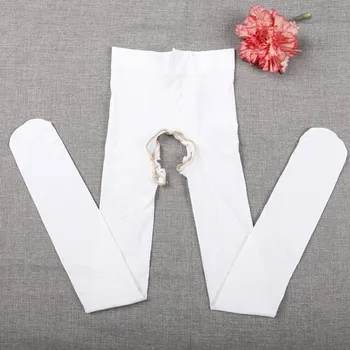 

2020 Women Girls Sheer Footed Tights Pantyhose kawaii Fashion 12 Colors Sweet Sexy Velvet Open Crotch Stocking Tattoo Tights