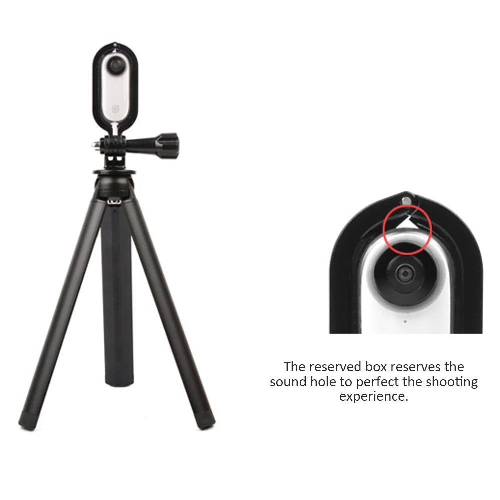 Подходит для Insta360 Go металлический адаптер камеры защитная рамка Кронштейн камеры аксессуары для расширения
