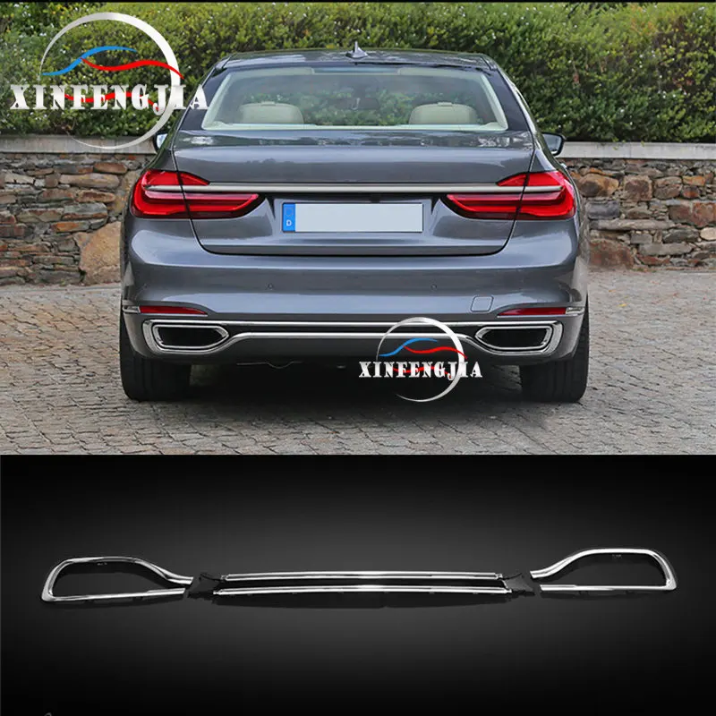 Для BMW 7 серии G11 G12 16 19 3x Автомобильный задний бампер и цилиндр выхлопная крышка