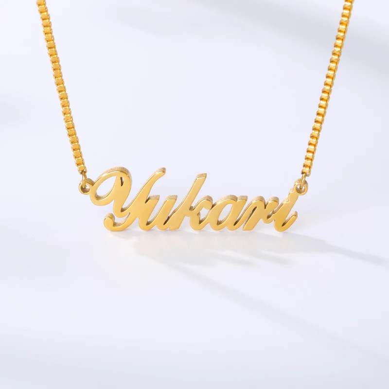 V Attract Custom Name Necklace Women 