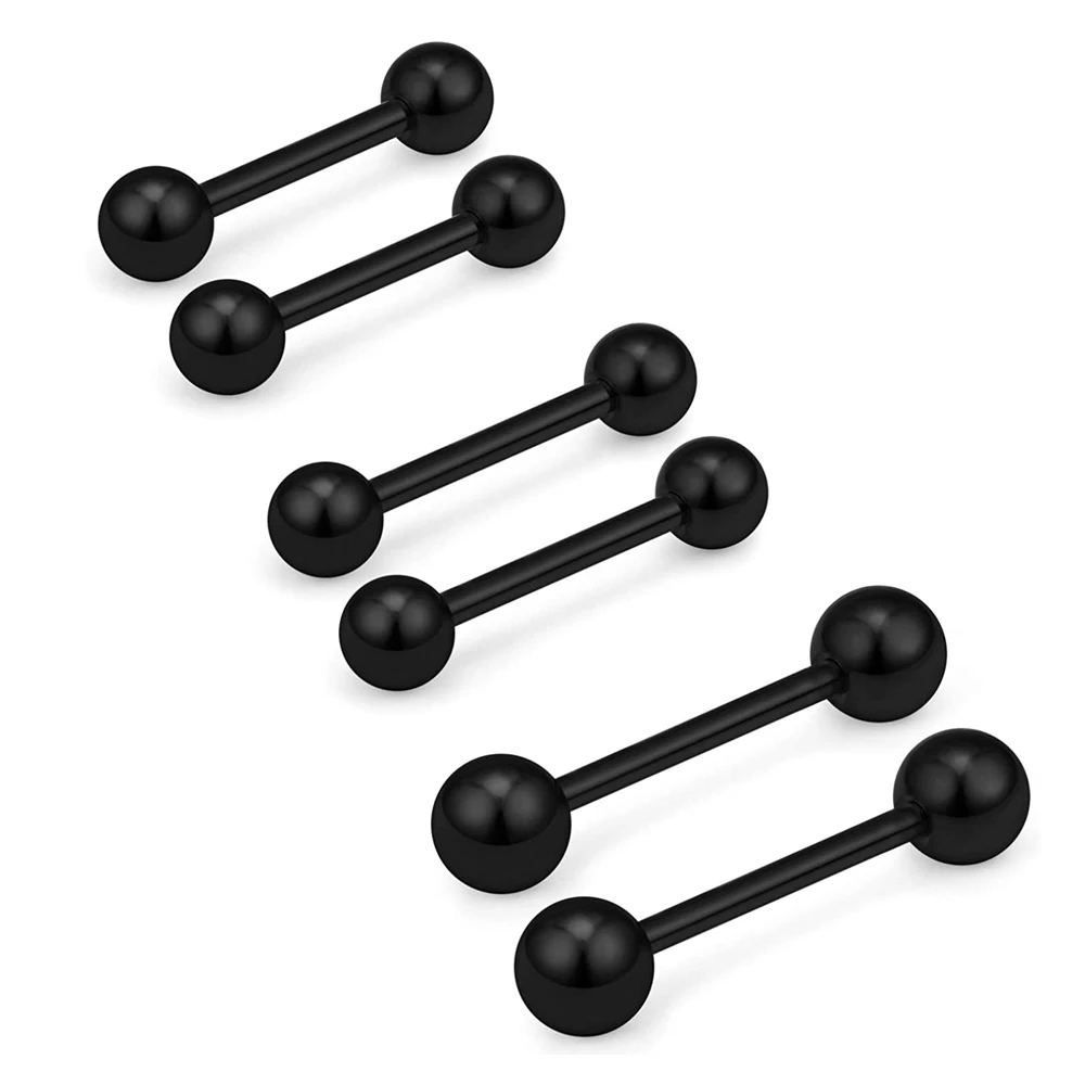 Body Piercing Jewelry Nipple Shield Barbell 3 Pair