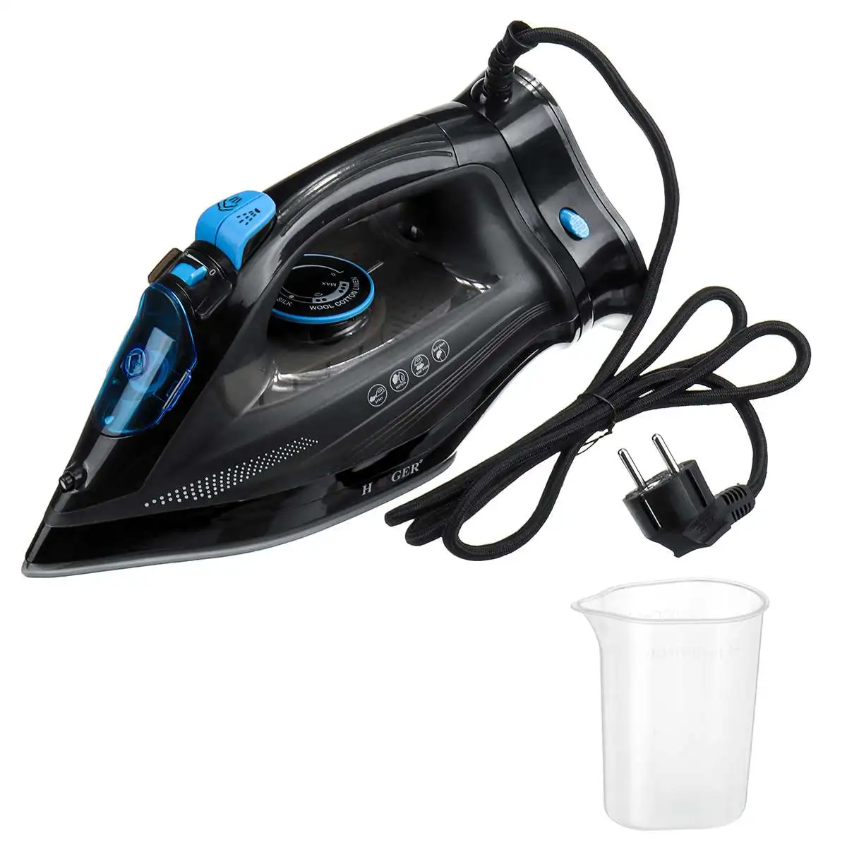 2000W Blue 2000 Вт/2600 Вт Беспроводная гладильная машина электрический утюг с паром портативный ручной парящий очиститель для одежды домашнего белья - Цвет: 2000W Blue