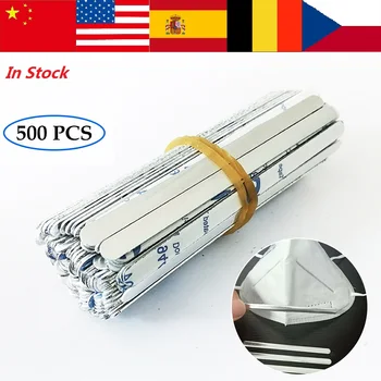 

500PCS Mask DIY Nose Wire Nose Clip Bridge Metal Flat Aluminum Bar Strip Trimming Crafts Making Accessories