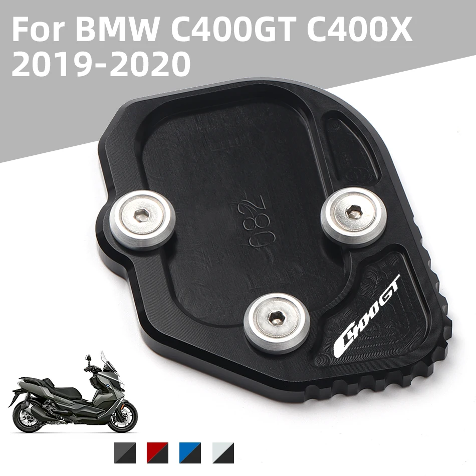 

For BMW C400X C400GT K51 C400 X GT C 400X 400gt 2019 2020 Scooter CNC Kickstand Foot Side Stand Extension Pad Plate Bracket