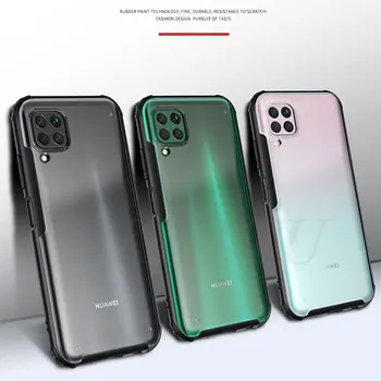 

Case for Huawei P40 Lite Case Cover European Version Translucent Frosted PC Matte Bumper Phone Case for Huawei P40 Lite P40Lite