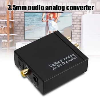 

Optical Coaxial Digital to Analog Audio Converter Adapter RCA 3.5mm L /R DQ-Drop