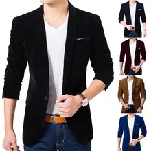 4XL мужской пиджак с длинным рукавом, приталенный Мужской Блейзер, деловой Свадебный мужской костюм, мягкий и дышащий материал