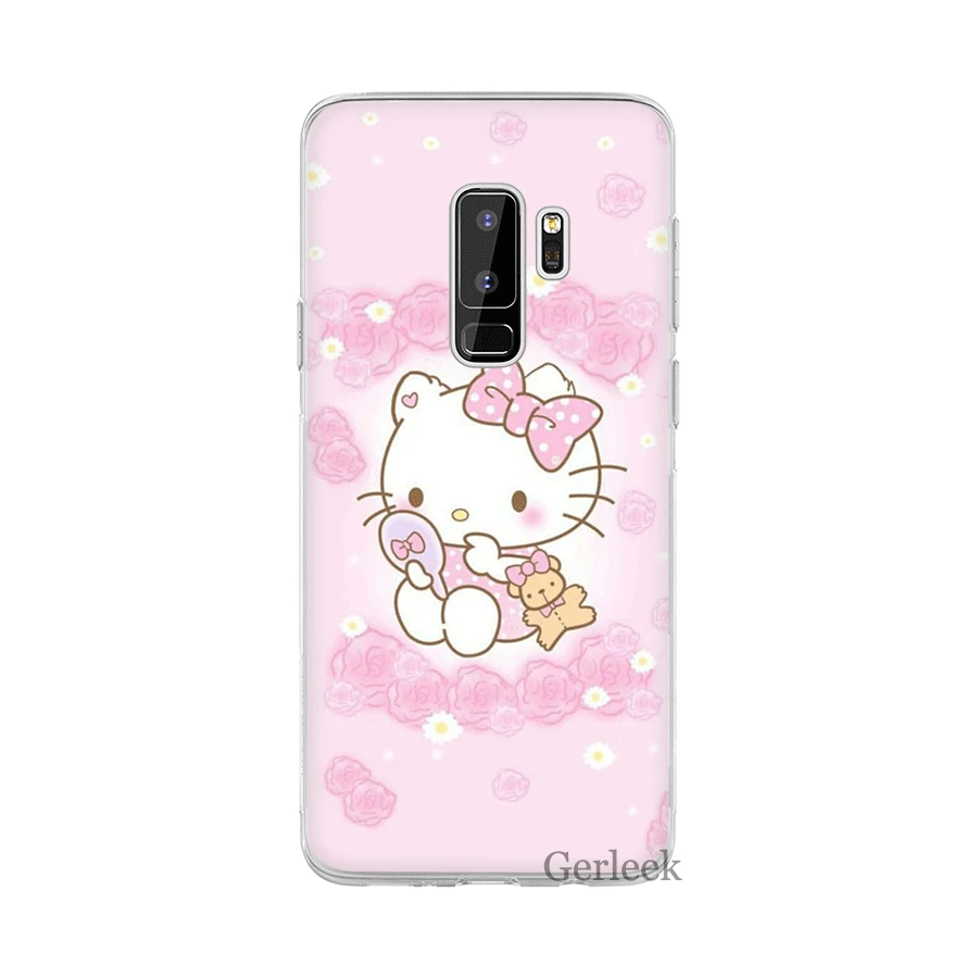Чехол для телефона для samsung Galaxy M10 M20 M30 M40 S6 S7 край S8 S9 S10 S10e Plus Note 8 9 S3 S4 S5 чехол хорошего симпатичный рисунок «Hello Kitty» - Цвет: H7