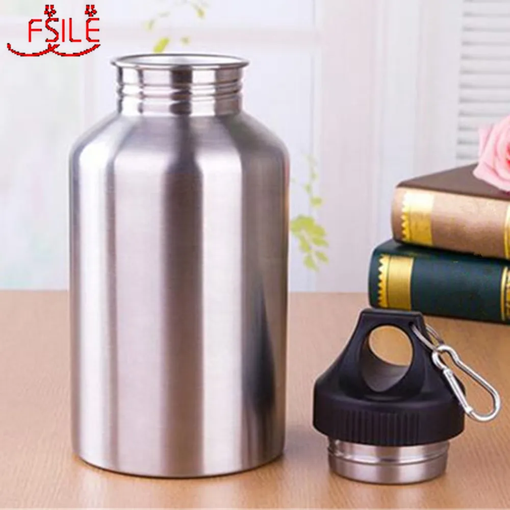 1 комплект Спортивная бутылка для питьевой воды с крючком 2 л|Бутылки воды| |