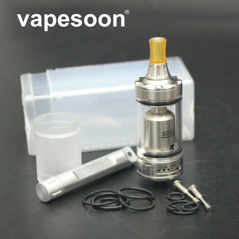 Новое поступление Vapesoon Coppervape Spica Pro style MTL RTA ремонтный бак распылитель 22 мм Диаметр 3 мл емкость Подходит 510 коробка мод