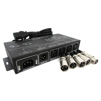 

LEDLUX DD5124 amplifier Distributor Signal DMX 512 Signal Distributor 4 channel 220V DMX124