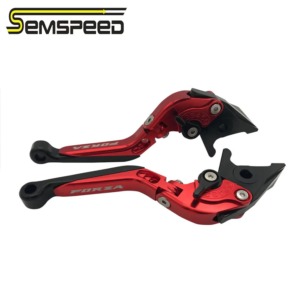 SEMSPEED CNC FORZA300 Складные Выдвижные Тормозные рычаги для Honda Forza 300 250 125 2010- NSS300 SH300 MF13 аксессуары