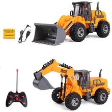 Новая игрушка RC Truck с дистанционным управлением буровая машина для детей кран бульдозер экскаватор на дистанционном управлении электрическая Строительная игрушка