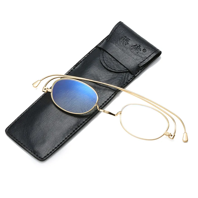 

Folding Reading Glasses Women Men Anti Blue Light Readers Glasses Paper Thin Presbyopic Hyperopia Eyeglasses Diopters +1.5 2.5