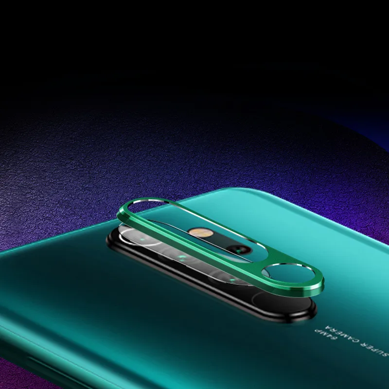 Camera Lens Protective Metal Ring Tempered Glass For Xiaomi mi 9t Pro A3 Redmi Note 8 7 Redmi K20 Pro Screen Protector Case