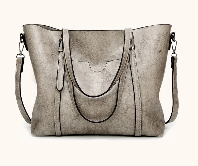 Известный бренд, женские сумки, роскошная сумка, женская сумка через плечо, кожаные сумки, женские повседневные сумки-мессенджеры, WBS209-4 - Цвет: Gray