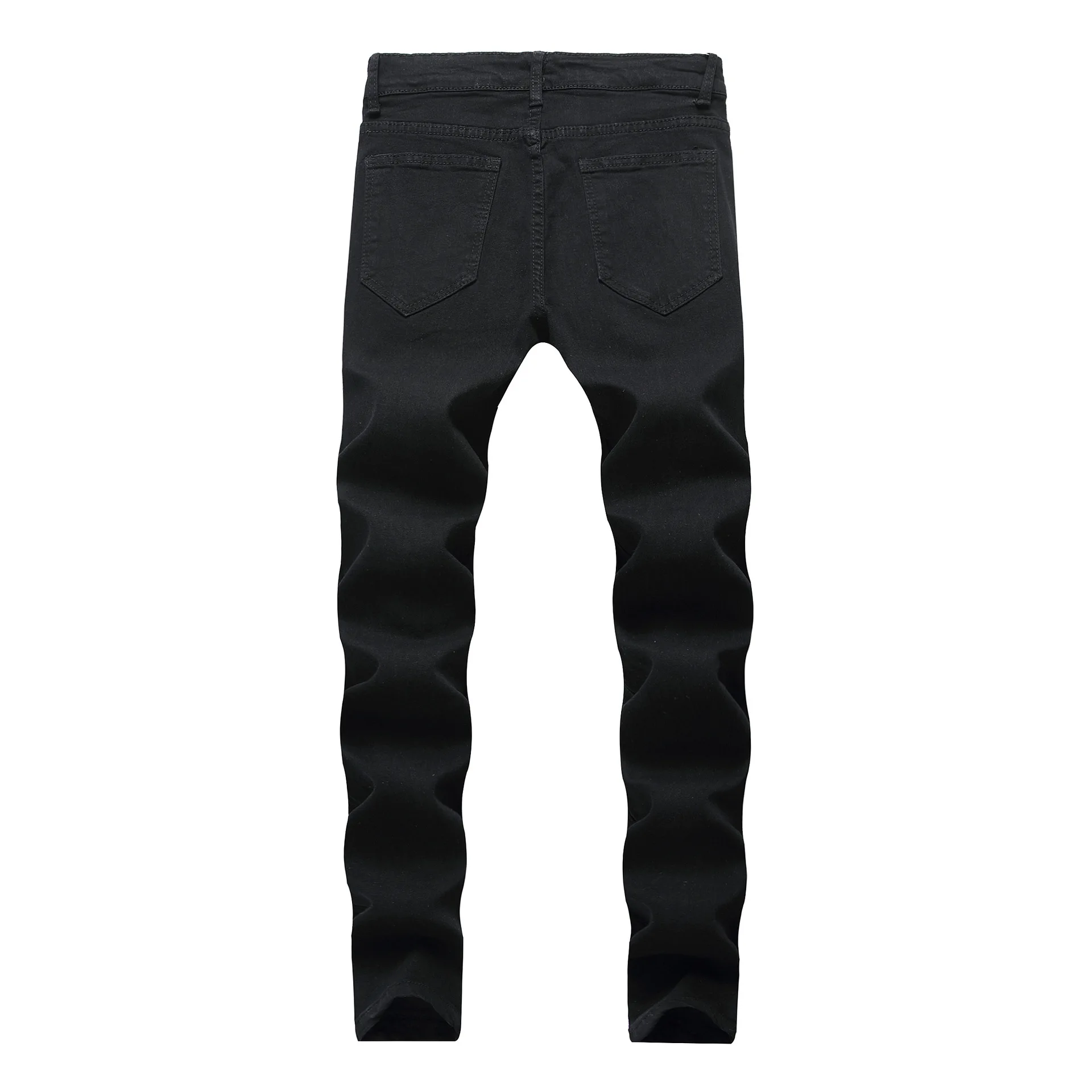 Бренд Мужская одежда в уличном стиле с Для мужчин джинсы Винтаж облегающие, рваные Рваные джинсы сломанной панковские штаны Homme в стиле «хип-хоп», джинсы