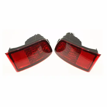 

for TOYOTA LandCruiser Prado FJ120 rear bumper reflector fog lights car stop brake lamp 2002-2007 2008 2009 without bulbs 1 Pair