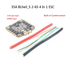 NEW REV35 35A BLheli_S 2-6S 4 In 1 ESC Built-in Current Sensor for RC Racer Racing FPV Drone Spare Parts