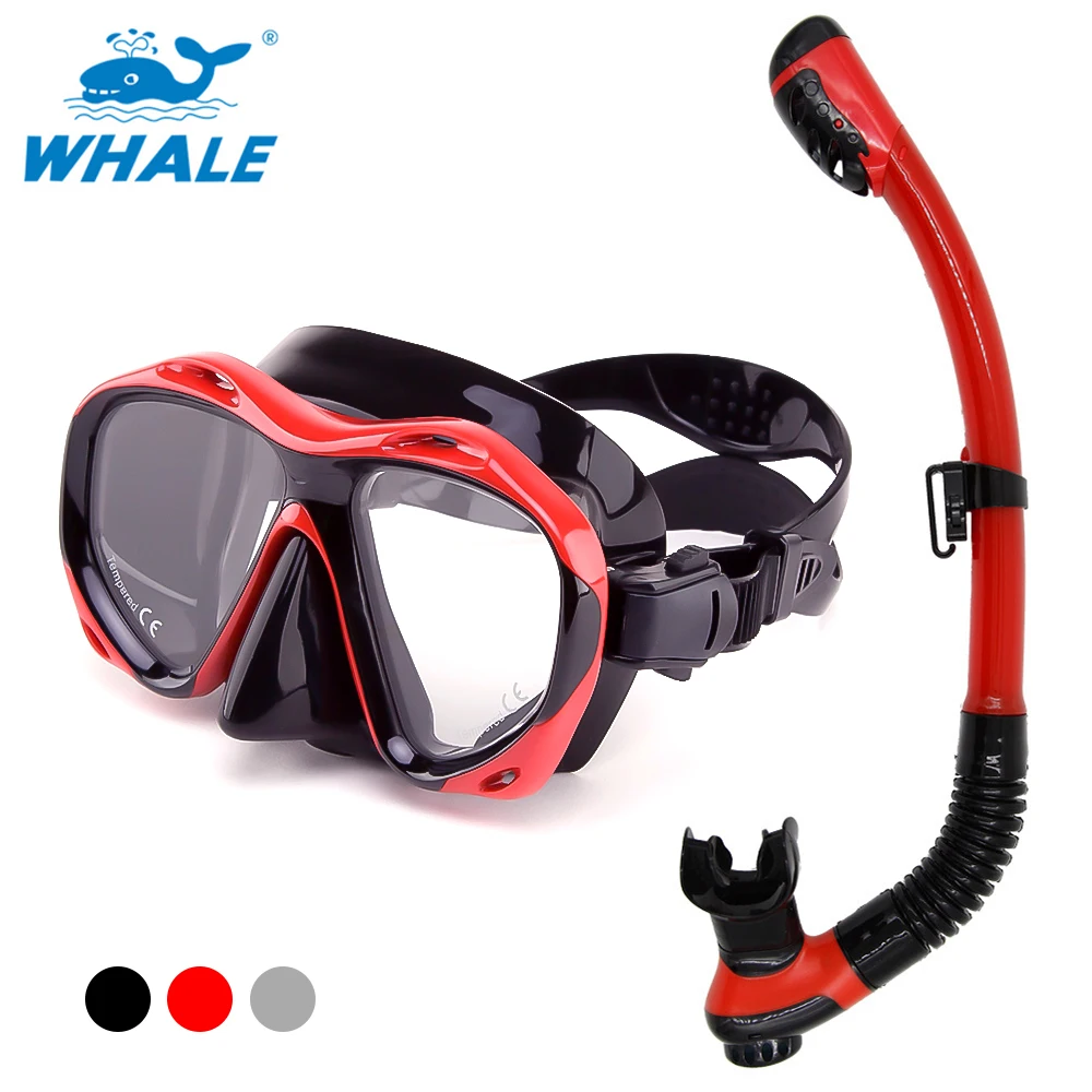 snorkel mask over glasses