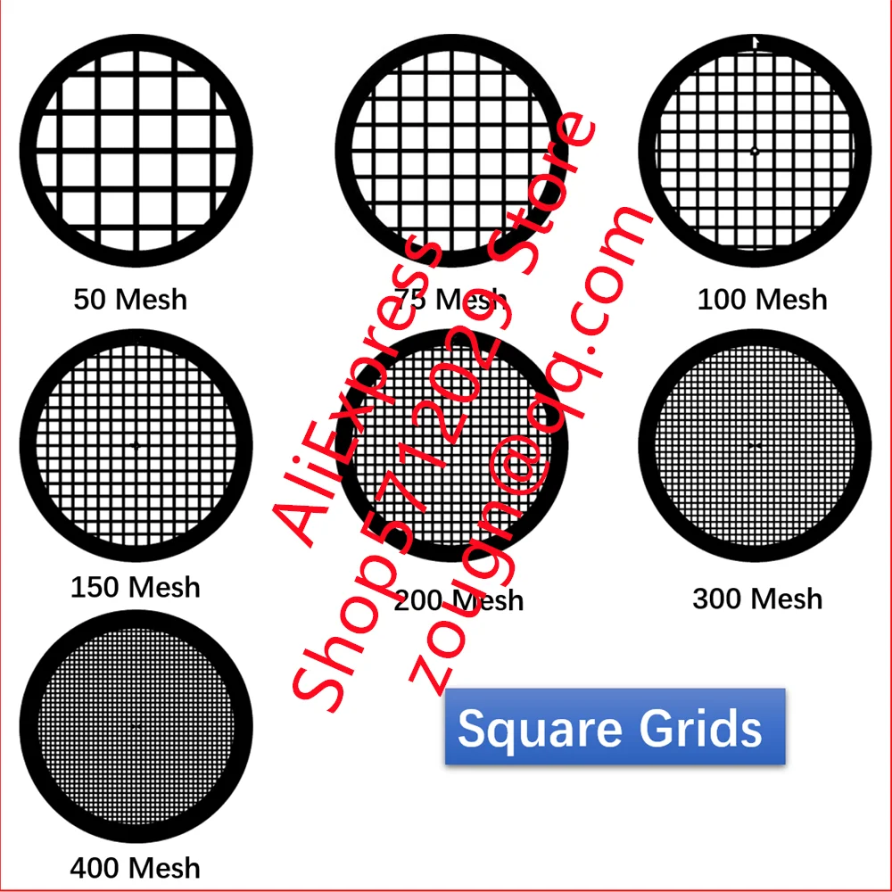 Square , Aperture , Double folding Grids 100pcs 50400 Mesh Hexagonal