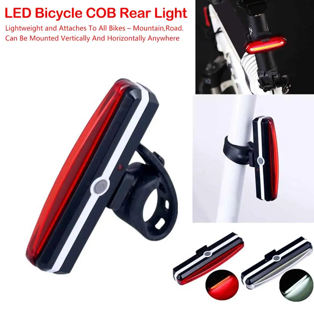 Велосипедный задний светильник, водонепроницаемый задний светильник для верховой езды, светодиодный Usb заряжаемый головной светильник для горного велосипеда, велосипедный светильник, задний фонарь, велосипедный светильник