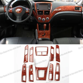 شراءLsrtw2017 الخشب سيارة مركز التحكم والعتاد لوحة نافذة رافع لوحة الديكور ل سوبارو فورستر 2008 2009 2010 2011 2012