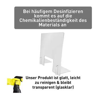 

Sneeze Guard Acrylic Divider Protection Barrier Shield Checkout Barrier Protects Employees Against Coughing & Sneezing Customers
