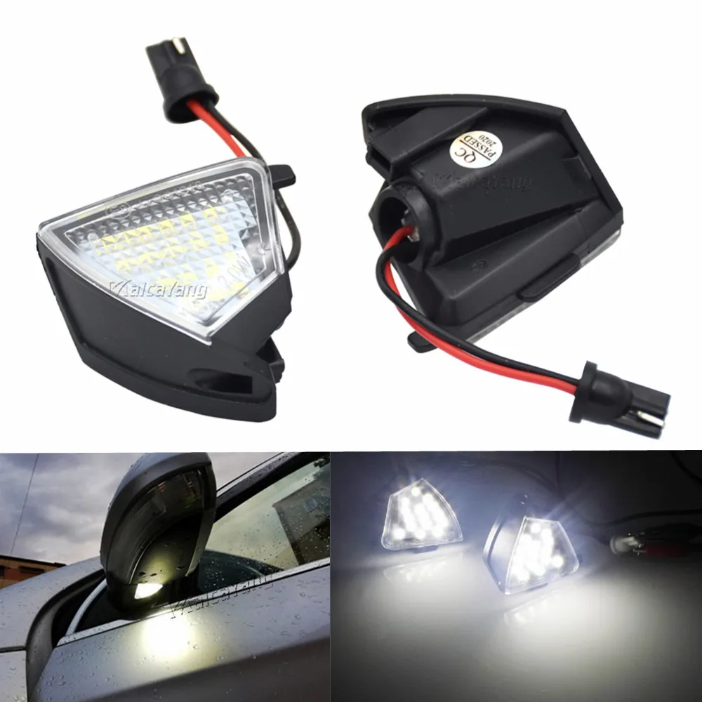 Car Under Side Mirror Puddle Lights Per Vw Golf 5 Gti V Mk5 Sharan Eos Rabbit Passat B6 Jetta Mk3 2006-2011 Passat Cc 2009-2012