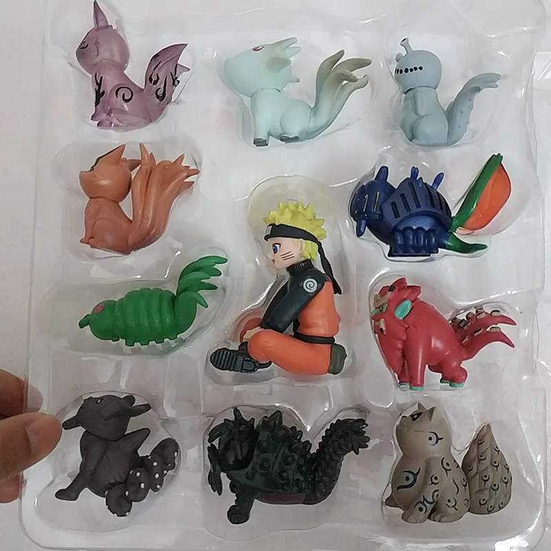 Новинка Лидер продаж 5 8 см 10 шт./компл. Naruto Bijuu Курама Наруто удзумаки kyuubi экшн