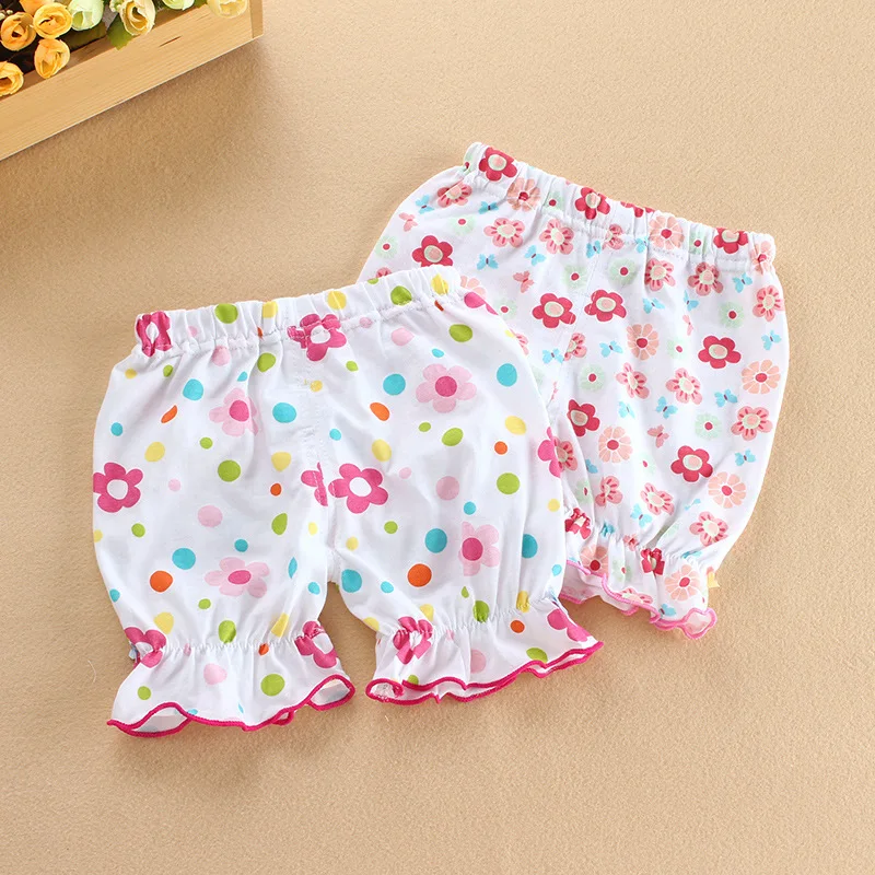 

A Generation of Baby Shorts Knickerbockers Summer Cotton Thin Section Can Open Female Baby Five-Point Leggings