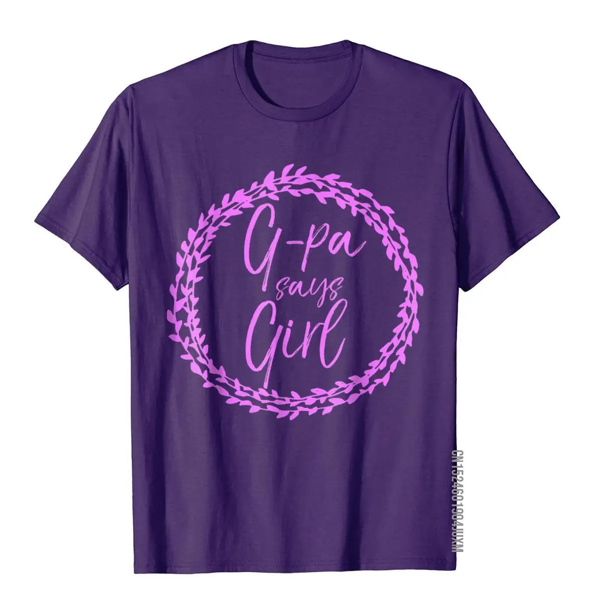 G-pa Says Girl Shirt Pink Gender Reveal Shirt for Grandpa__97A1663purple