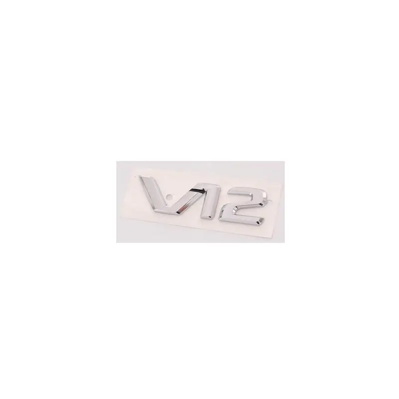 50 шт./лот ABS пластиковые наклейки V12 Автомобильный багажник эмблема значок