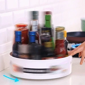 360 Rotating Storage Tray Multi-Functional Set Of 2