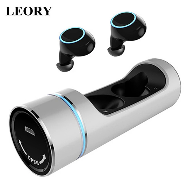 LEORY E8 TWS Wireless bluetooth Earphone Smart Touch Hifi DSP Noise Reduction Waterproof Sport Headset With Mic for X XR Huawei