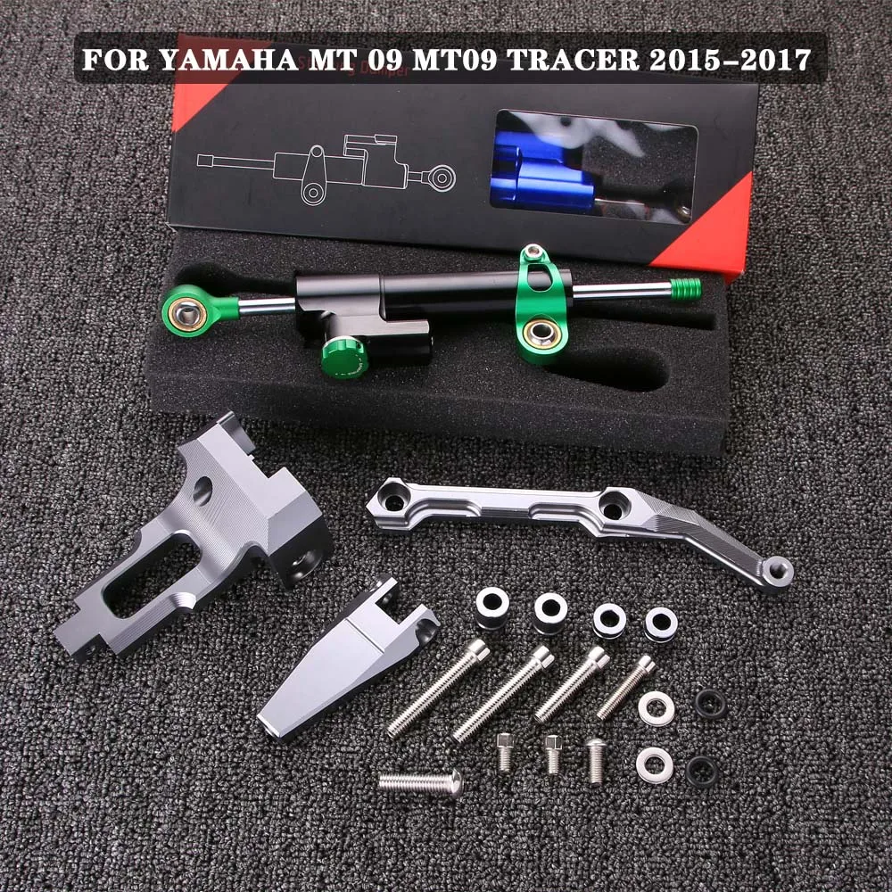 

Для мотоцикла YAMAHA MT09 трассоискатель mt 09 2015 - 2017 стабилизатор рулевого управления кронштейн крепления CNC мотоцикла