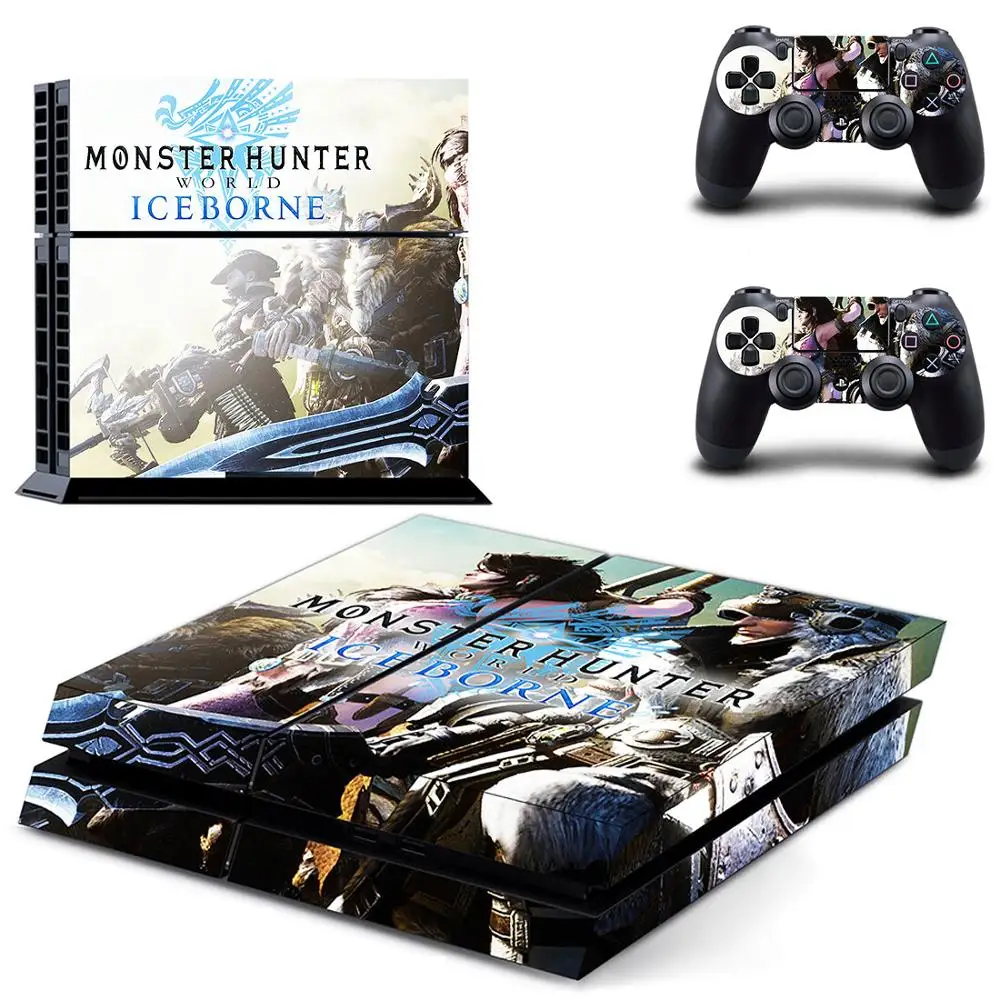 Monster Hunter World Iceborne PS4 стикер Play station 4 кожа Наклейка для playstation 4 PS4 консоль и контроллер кожи